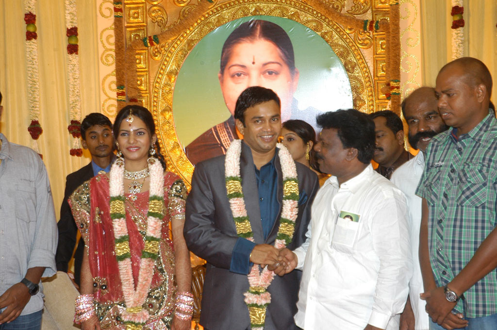 Actor Radharavi son wedding reception stills | Picture 40860
